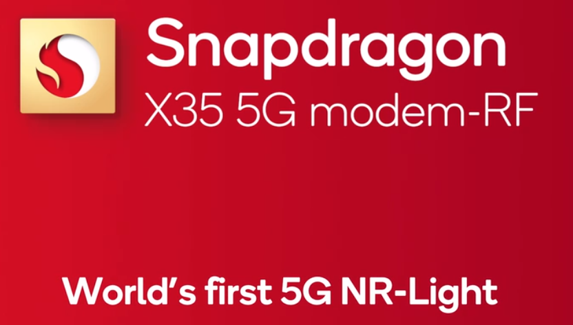 The world’s first 5G NR light modem RF system ”Snapdragon X35 5G Modem” The world’s first 5G NR light modem RF system ”Snapdragon X35 5G Modem”