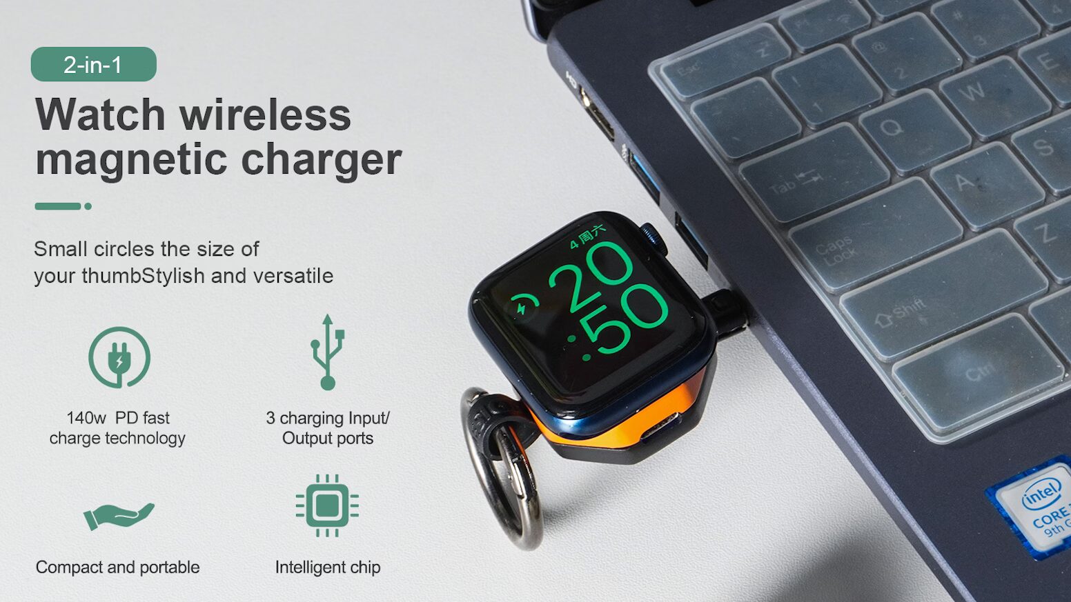 This Compact Apple Watch Charger from Kickstarter Features Triple USB-C Ports with 140W PD Support This Compact Apple Watch Charger from Kickstarter Features Triple USB-C Ports with 140W PD Support