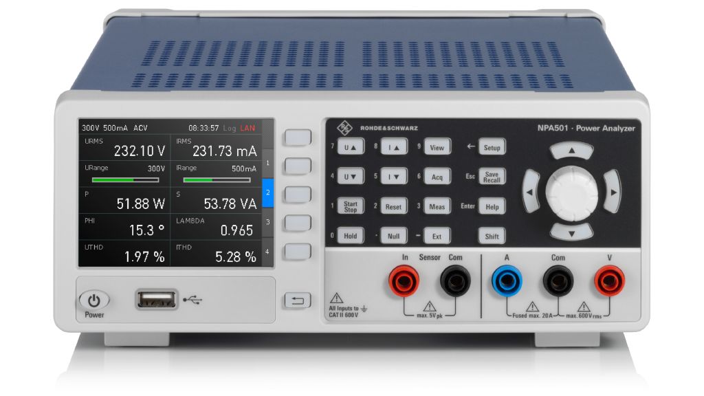Rohde & Schwarz introduces new R&S NPA family of compact power analyzers for all power measurement requirements Rohde & Schwarz introduces new R&S NPA family of compact power analyzers for all power measurement requirements
