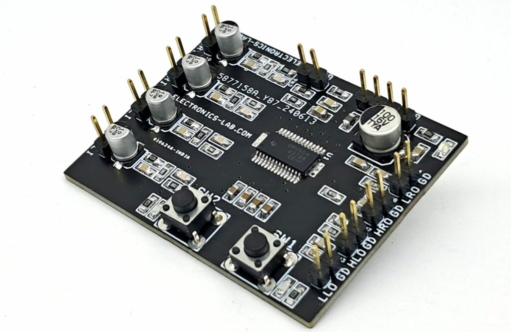 Stereo 2-Vrms Line Driver and Headphone Amplifier Stereo 2-Vrms Line Driver and Headphone Amplifier